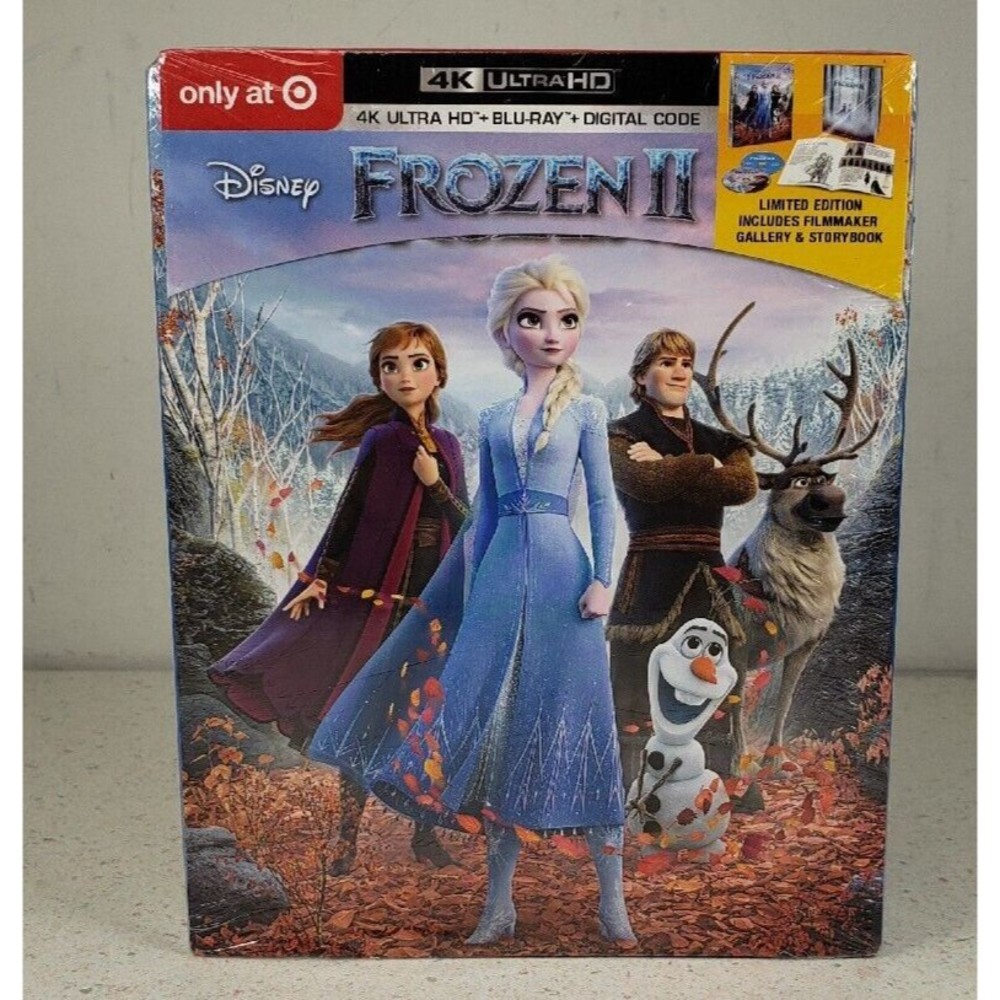 Frozen 2 II 4K UHD + Blu-ray Disc + Digital + Slip Cover Target Exclusive